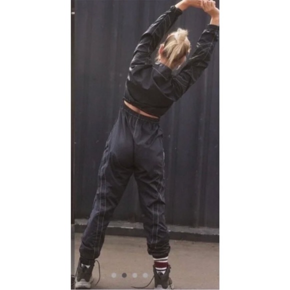 Free People Fp Movement Black White Racer One Piece Jumpsuit Large L - Picture 3 of 8